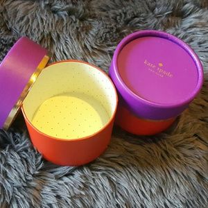 Free for bundle kate spade small round gift box